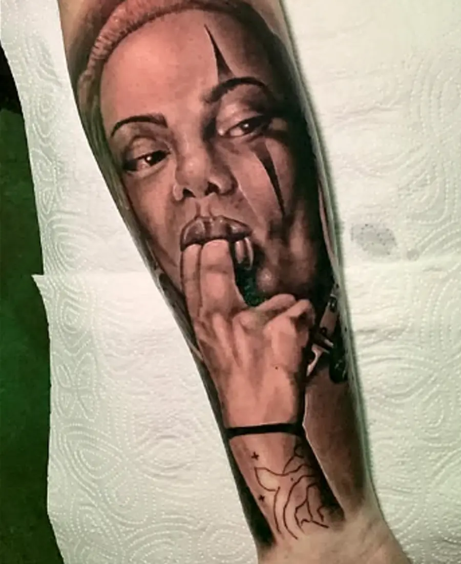 Realistisches Portrait Tattoo
